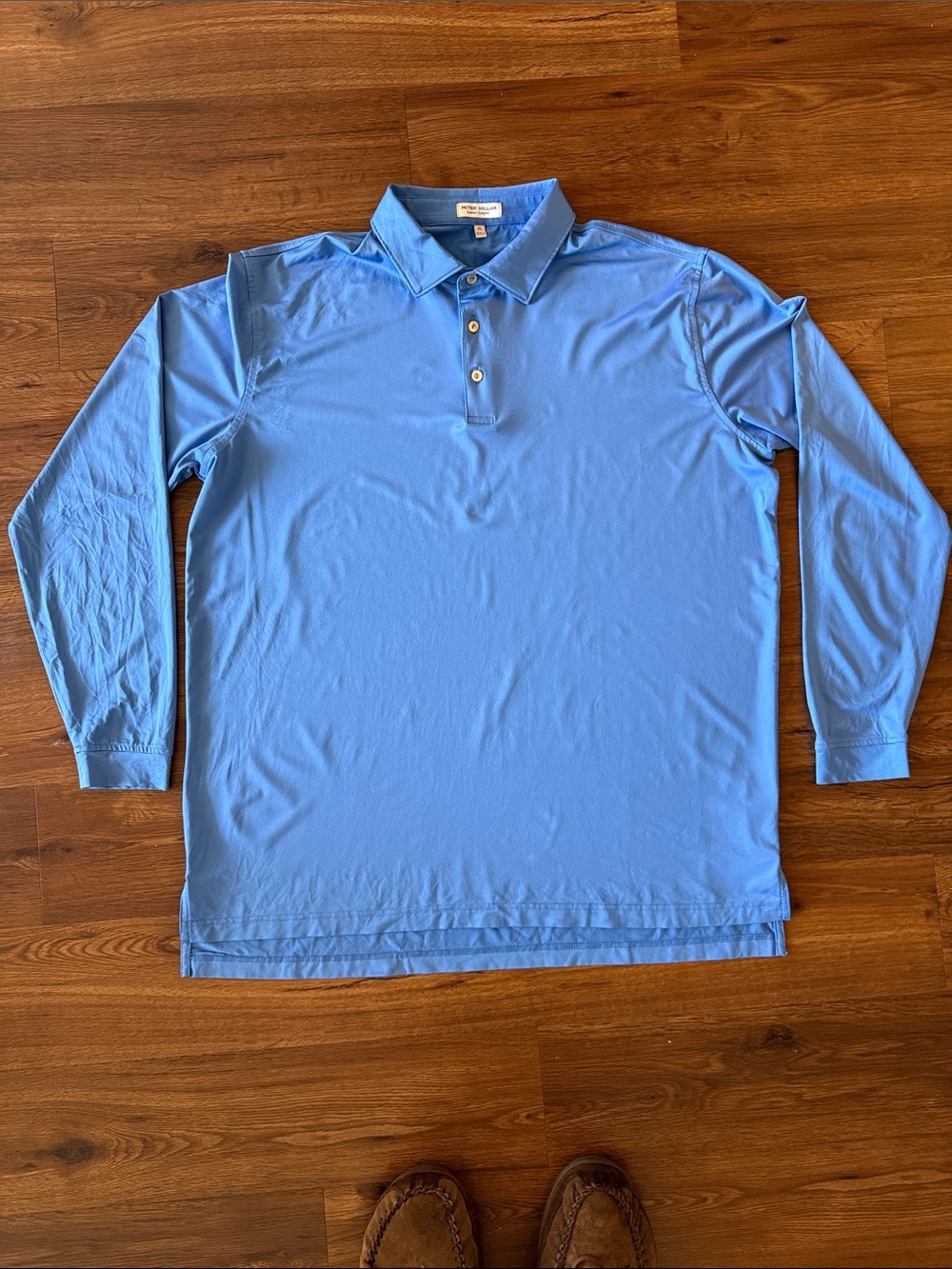 Peter Millar Summer Comfort Long-Sleeve Polo - XL